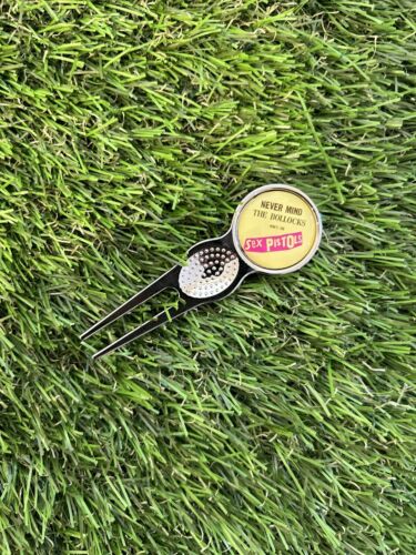Sex Pistols Never mind The Bollocks METAL GOLF BALL MARKER AND PITCH R