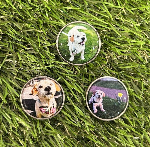 5 Personalised Spike Golf Markers