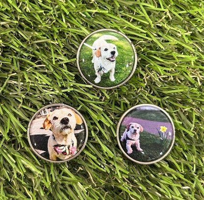 5 Personalised Spike Golf Markers