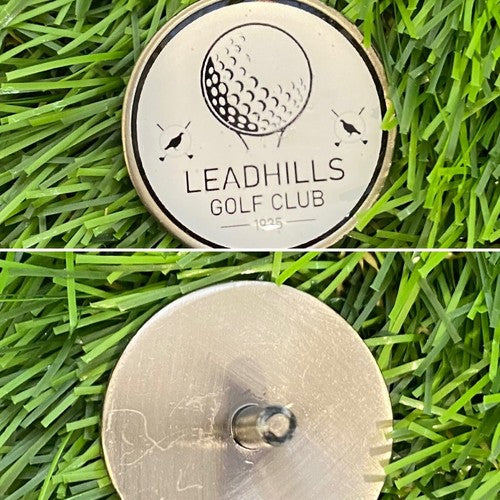 5 Personalised Spike Golf Markers