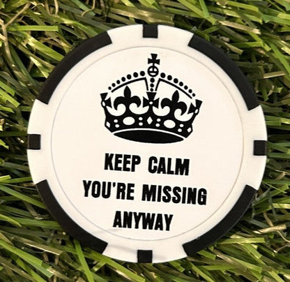 6 Novelty Insulting Poker Chips