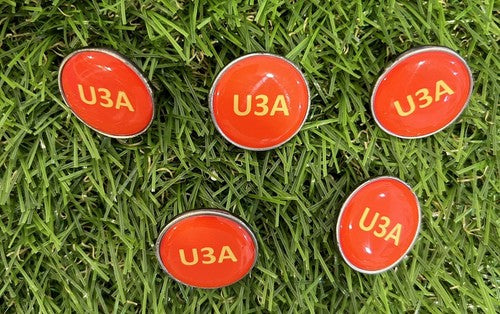 5 Personalised Spike Golf Markers