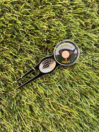 Longest Drive  METAL GOLF BALL MARKER AND PITCH REPAIR TOOL