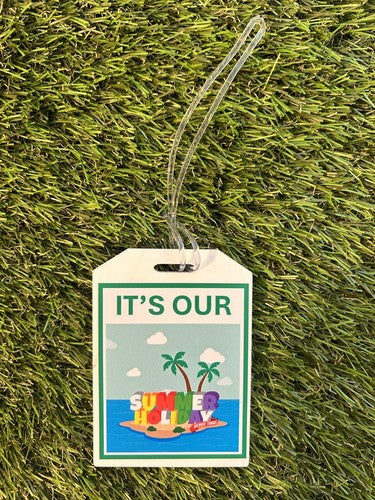 Luxury Luggage Tag Address ID Name Tag Acrylic Personalised Suitcase L