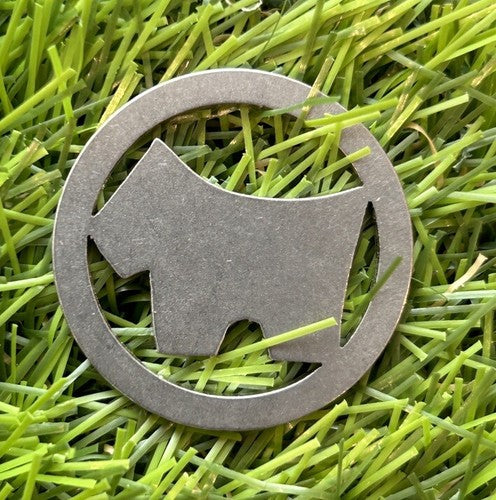 Steel Laser Cut Scotty Dog Golf Marker - Limited Edition