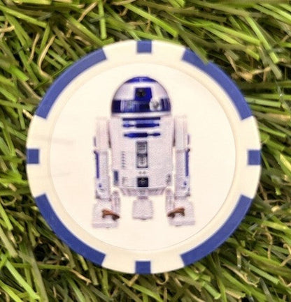 Star Wars - R2D2 - Golf Poker Chip - Funny