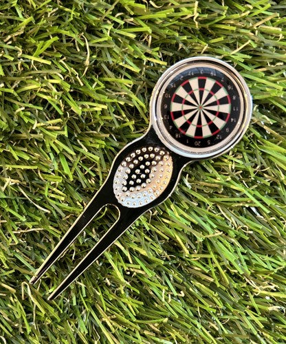 Dartboard   METAL GOLF BALL MARKER AND PITCH REPAIR TOOL