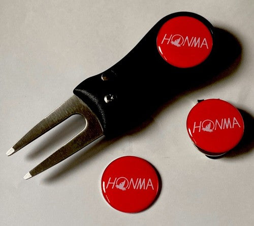 10 Sets Of Honma Golf  Pitchfork Magnetic Hat Clip With 3 Honma Marker