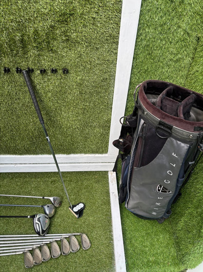 Left-Handed Complete Golf Set – Regal Pro Orbit Irons, PING i15 Hybrid, Callaway Steelhead III & Nike Stand Bag