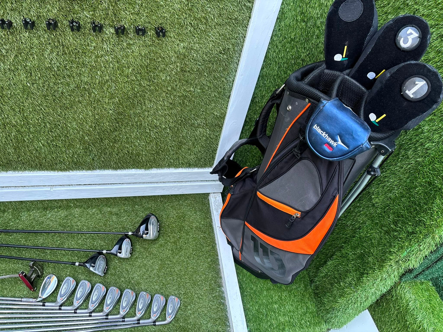 RAM FX3 Complete Golf Package  MD Players Putter & Wilson Stand Bag