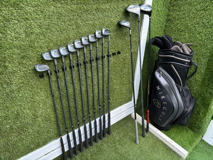 King Cobra II Oversize Irons (3–SW) + Cobra Woods + Ping Anser Putter + Nike Golf Bag Free P&P