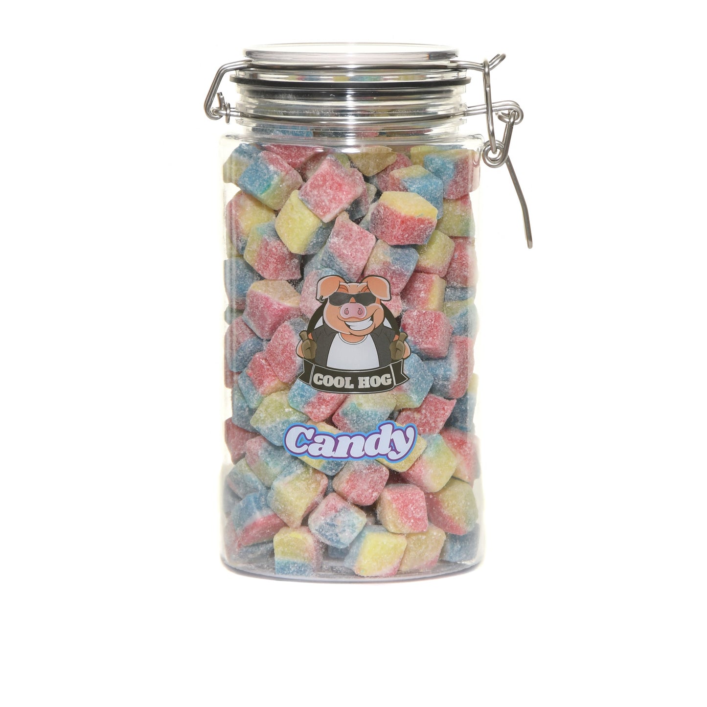 Tutti Frutti Cubes Candy Gifting Jar