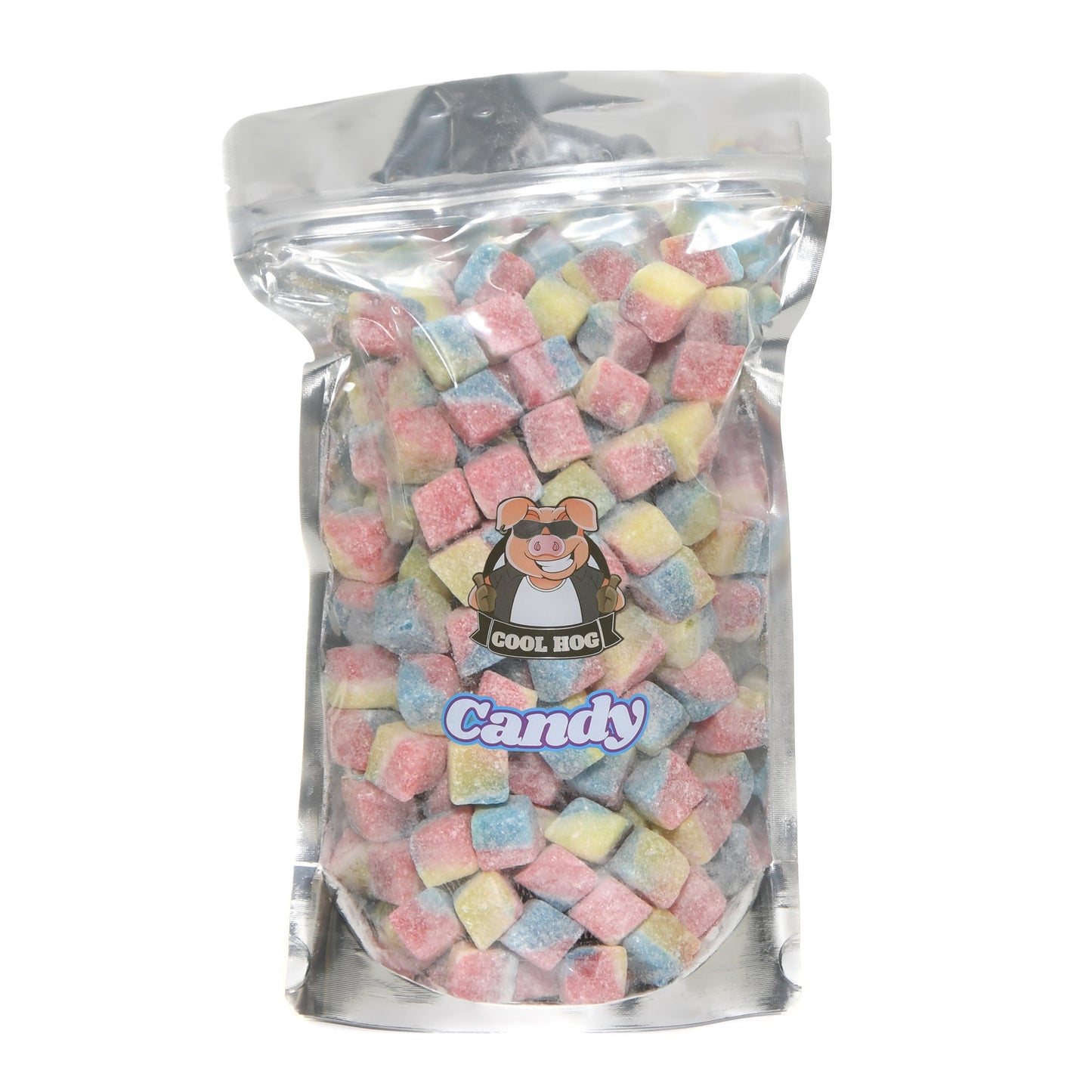Tutti Frutti Cubes Candy Resealable Bag - 1KG