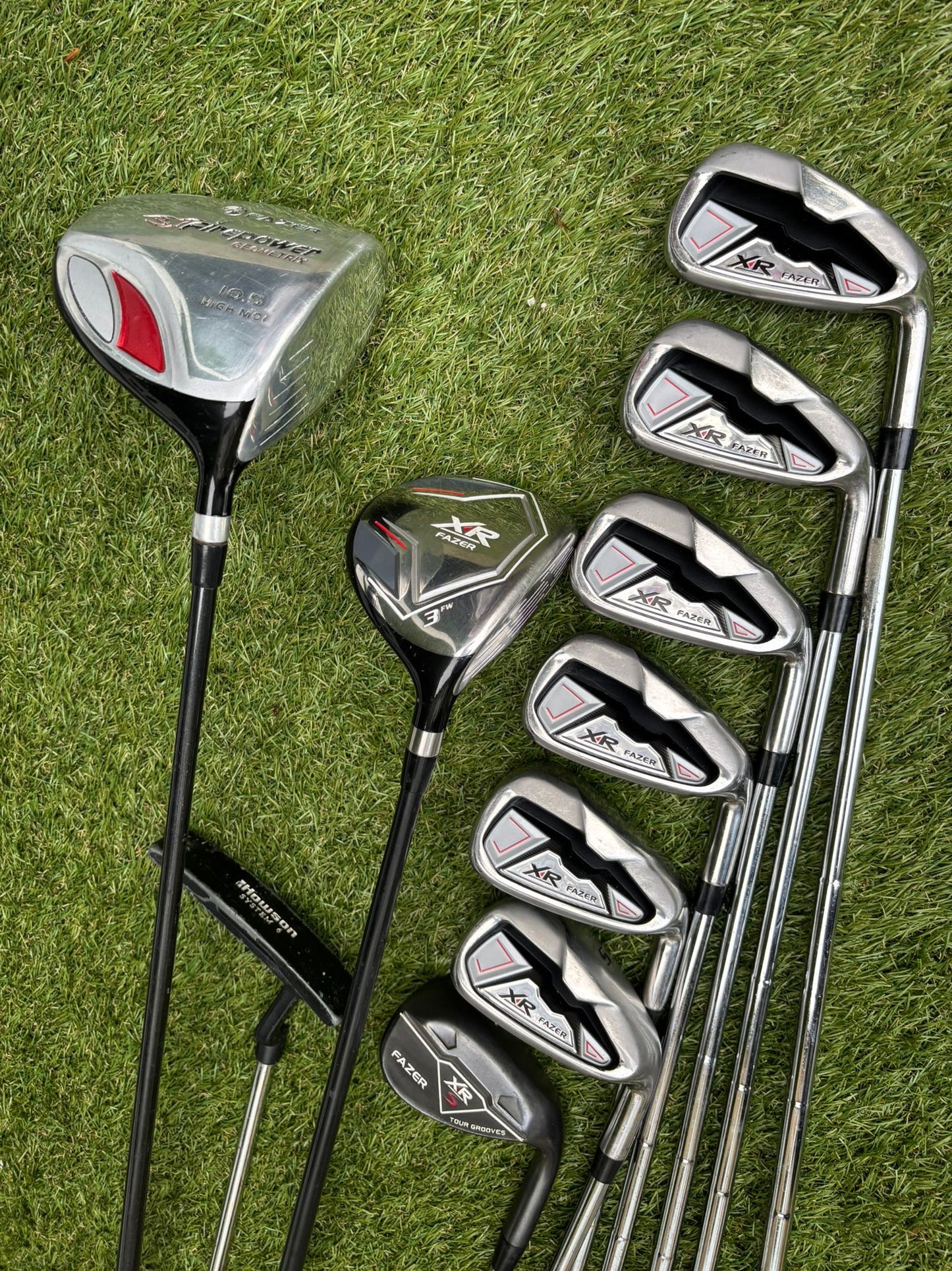 Fazer XR Golf Set – 5, 6, 8, 9, PW + 60° Wedge + Woods + Putter + Bag £164.00 Delivered