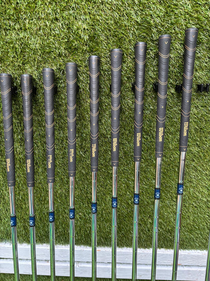 Wilson ProStaff Oversize Irons, Wilson Staff D300 Driver, Wilson Deep Red Woods & Wilson Stand Bag