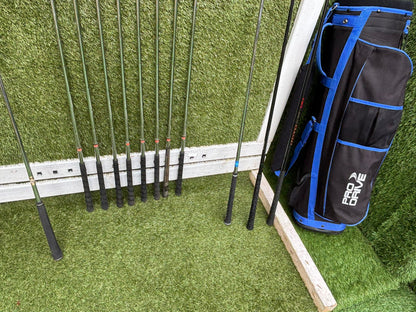12 Club Complete Golf Set with Cavity-Back Irons & Stand Bag