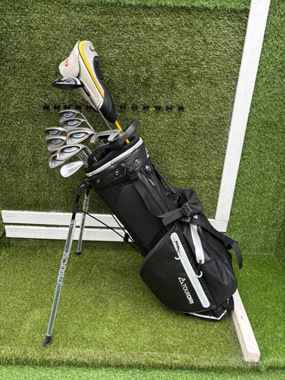 PING G5 Irons, Callaway XR 5 Wood, Nike SQ Dymo Driver, Vokey Wedge & Brand New Waterproof Stand Bag Golf Set