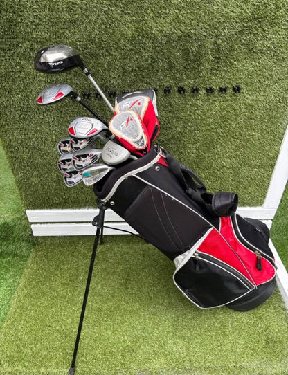 Jaxx RX II Complete Golf Set – Slazenger Panther Ti Driver, Woods, Hybrid, Wedge, Putter & Stand Bag