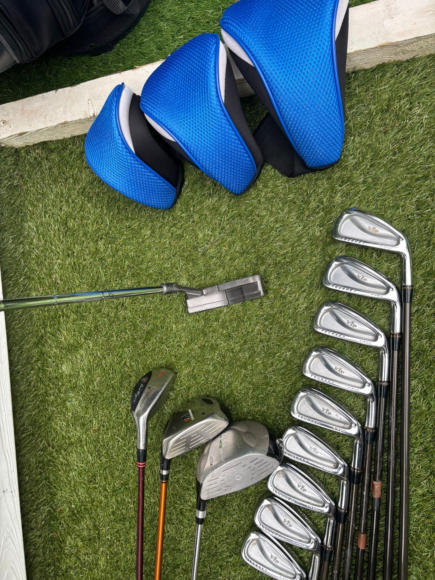 MacGregor VIP Tourney Full Set + Ryder & Adams Woods – £214.00 
Delivered