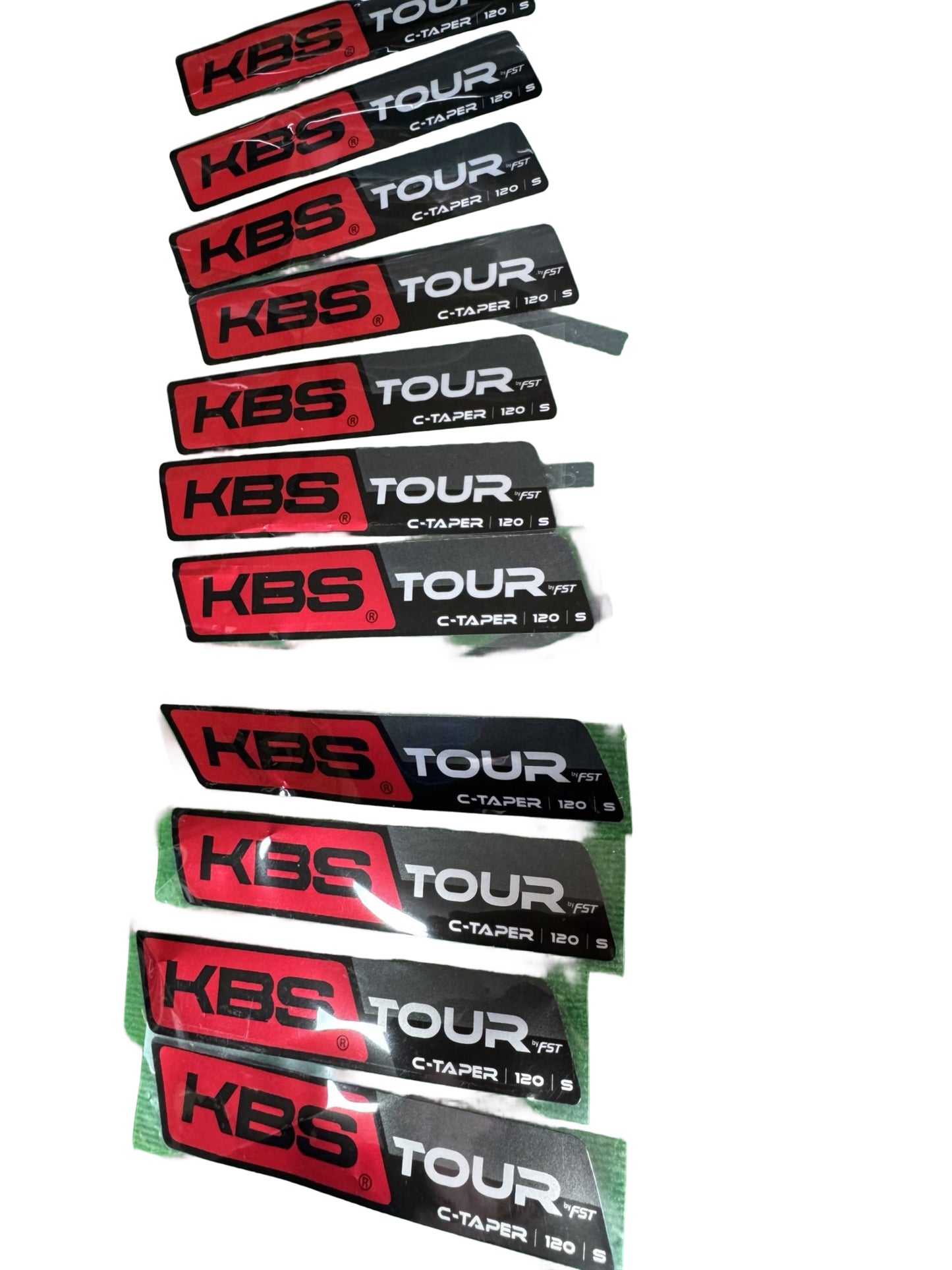 KBS Tour C-Taper 120 Stiff Shaft Labels x11 Read Description