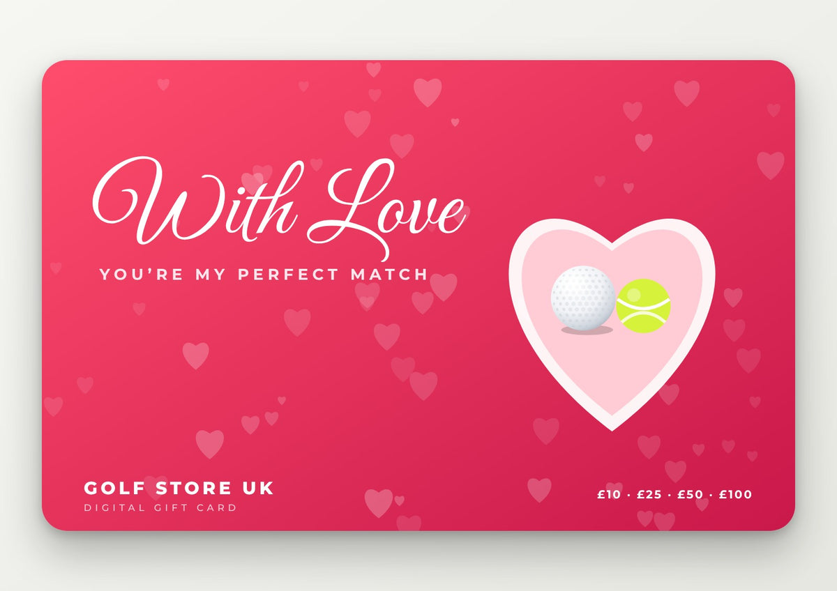 Golf Store UK digital gift card – With Love Valentine's design