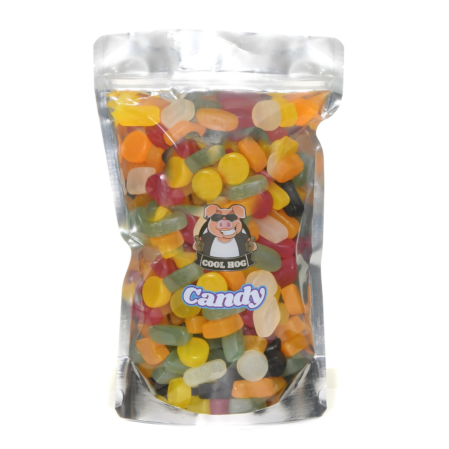 Traditional Wine Gums Candy Resealable Bag - 1KG