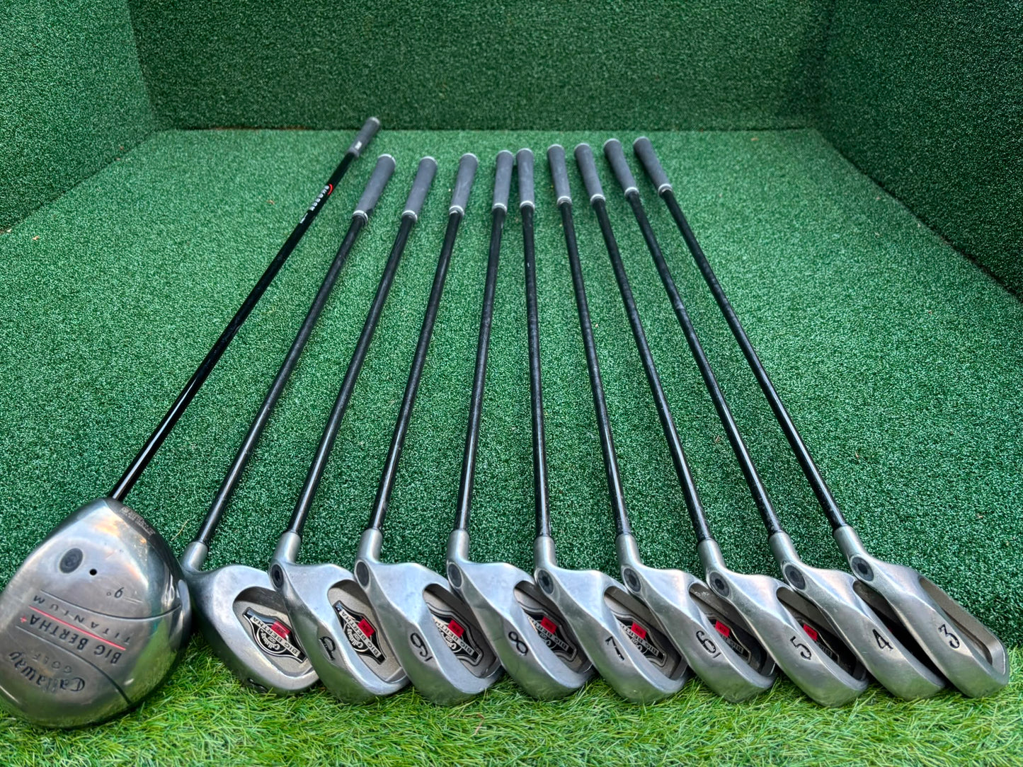 Callaway Big Bertha 3–SW Graphite Irons & Big Bertha Titanium Driver