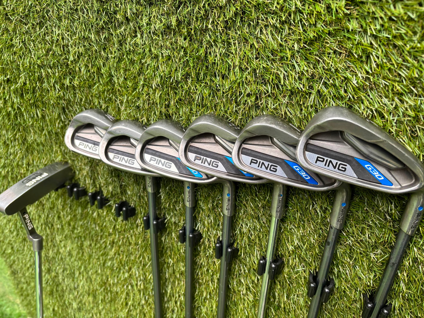 Ping G30 Graphite Irons 6-U, TaylorMade M4 Rescue, Nike SQ Driver & Callaway Stand Bag Stunning Set