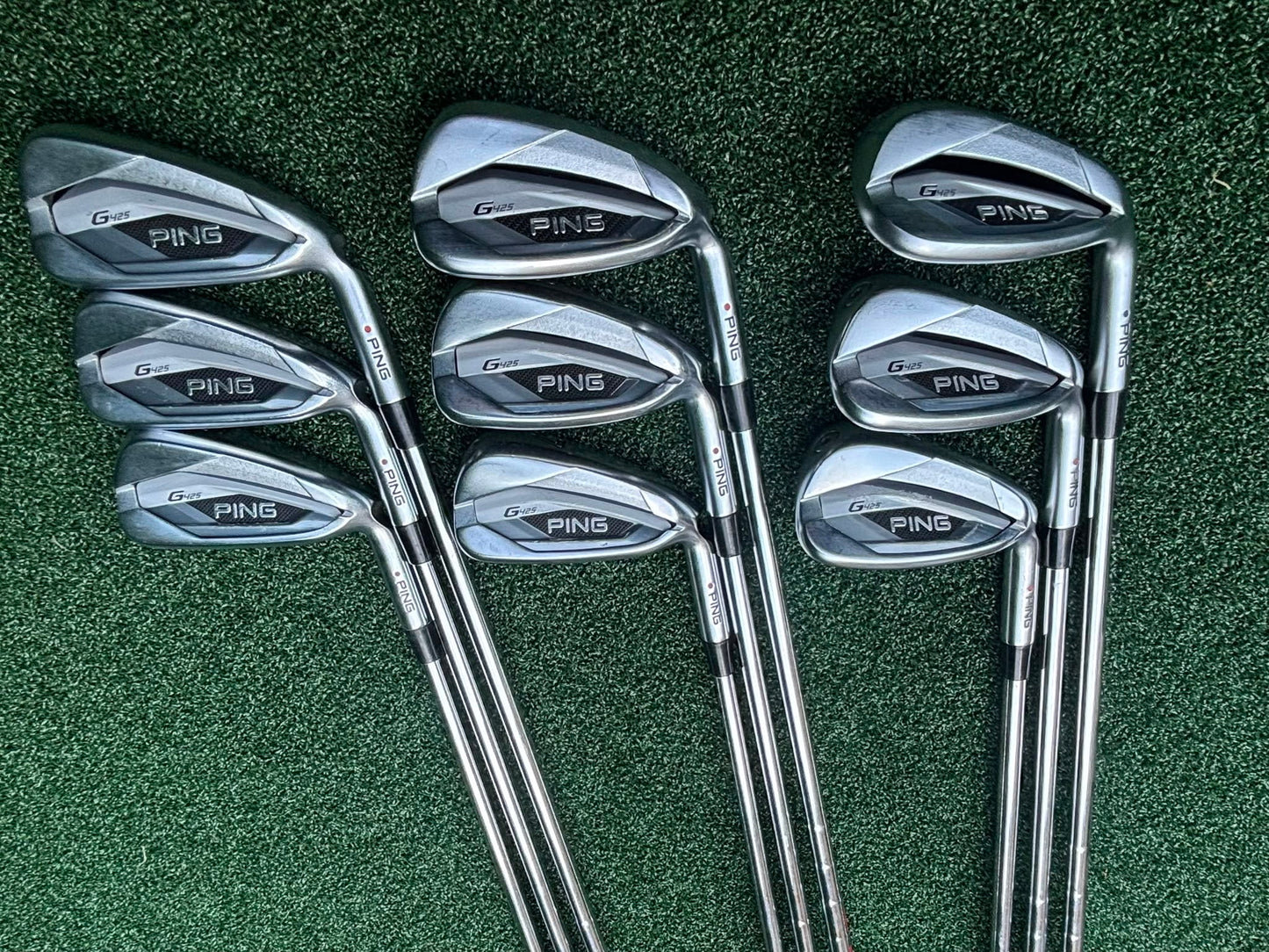 Ping G425 Rare Full 9-Club Iron Set – 4-9, PW, UW & SW + Fast Free Delivery