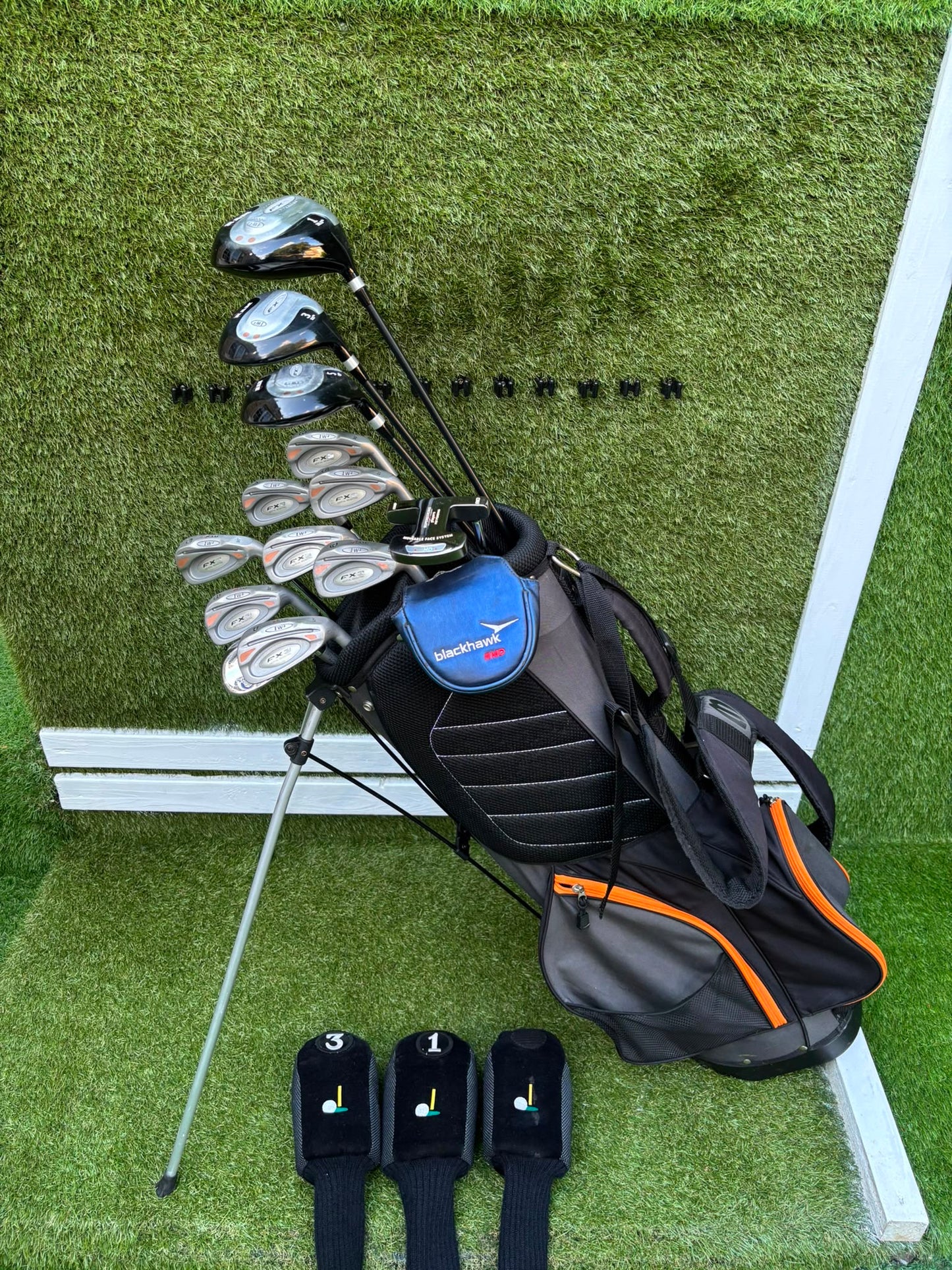 RAM FX3 Complete Golf Package  MD Players Putter & Wilson Stand Bag