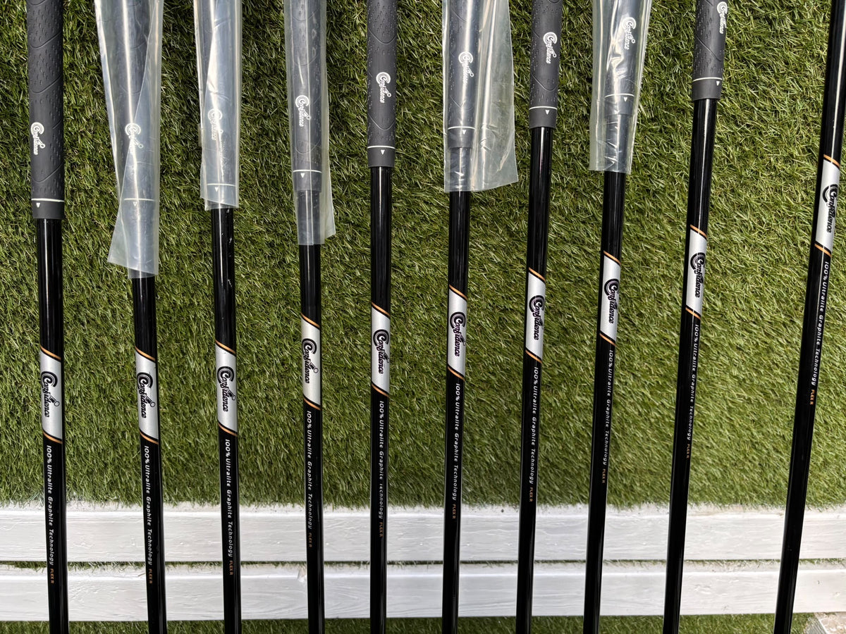Confidence CG460 3–SW Irons, 10.5° Driver, 3 & 5 Woods, Putter & Matching Bag – Unused Condition