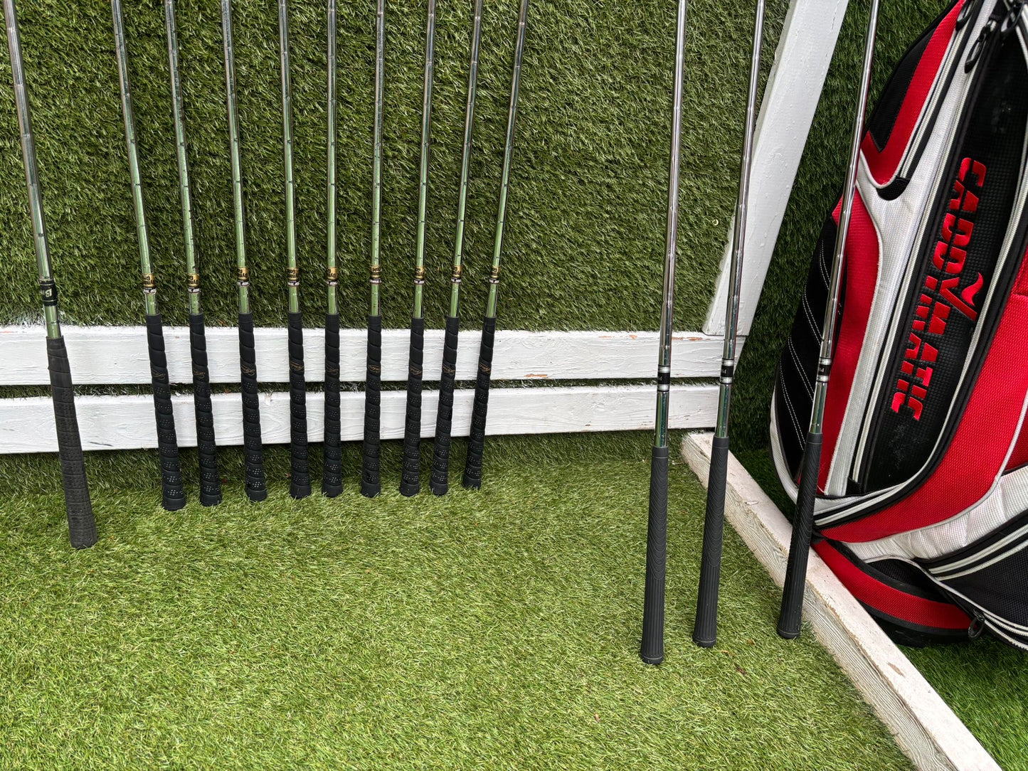 Maxfli VHL Irons 3-SW + Howson Woods + Cart Bag Golf Set