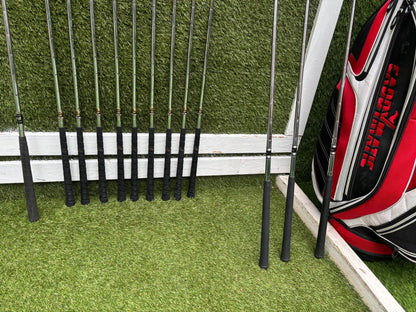 Maxfli VHL Irons 3-SW + Howson Woods + Cart Bag Golf Set