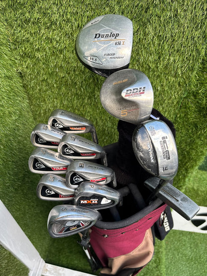 Dunlop Starter Golf Set – Tour TP II Irons, 450cc Driver, Hybrid & Dunlop Stand Bag