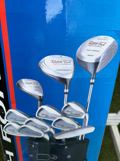 Dyna-Tech Tech Force Complete Golf Club Set 5–SW + Driver, Bag