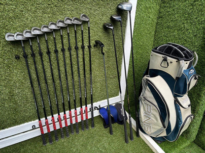 PING Eye 2 Full Set (White Dot • 1-SW + Woods + Hybrid + Putter + Bag)