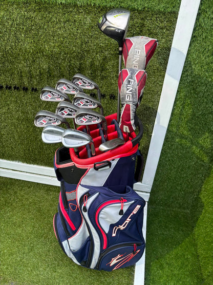 Ping G15 Complete Golf Set + Rapture Driver, Glide Wedges & Cobra Cart Bag