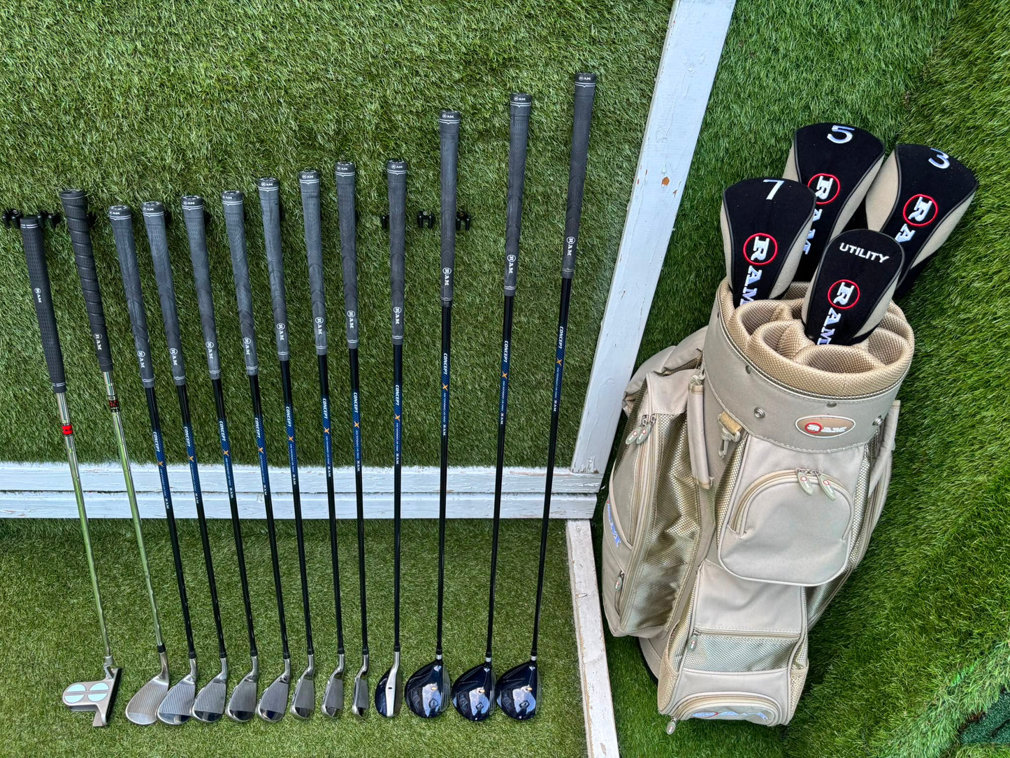 Unisex RAM Concept X Complete Golf Package – Ideal for Golfers 5’1”–5’7”