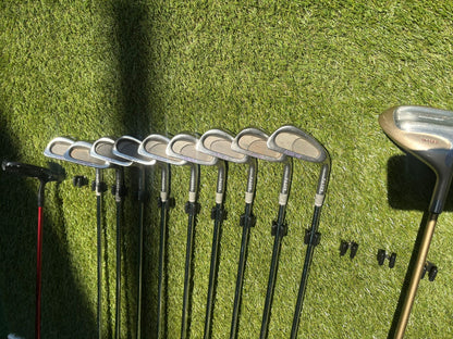 Ladies-Friendly Full Golf Set | Yonex Driver + Fazer Woods + Fazer HOT-1 Irons + Wilson Bag (13 Clubs)