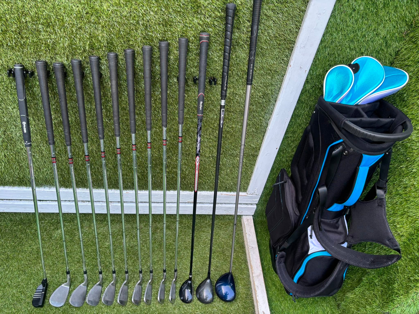 Wilson Matrix Irons 3-SW, Callaway Great Big Bertha Driver, Hybrid & Brand New Stand Bag