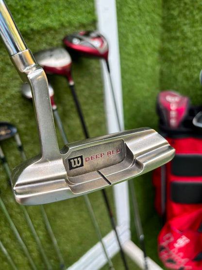 Wilson ProStaff Oversize Irons, Wilson Staff D300 Driver, Wilson Deep Red Woods & Wilson Stand Bag