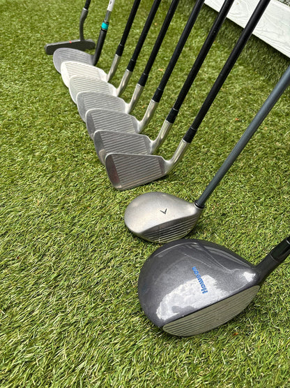 Lynx Oversize Irons + Callaway Big Bertha Heavenwood + Maxfli Stand Bag Full Set