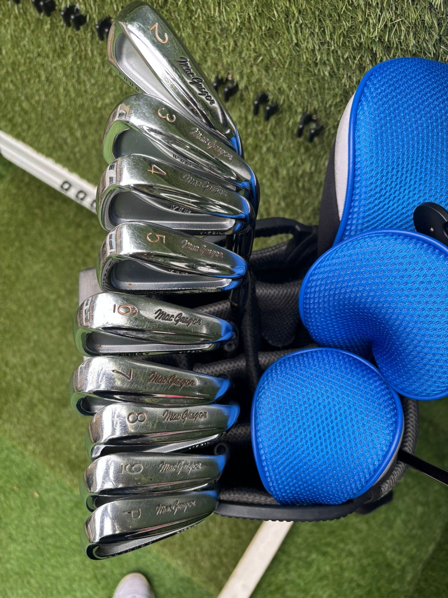 MacGregor VIP Tourney Full Set + Ryder & Adams Woods – £214.00 
Delivered