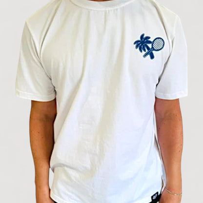 SERVE CHILLED TENNIS T-SHIRT - UNISEX - WHITE
