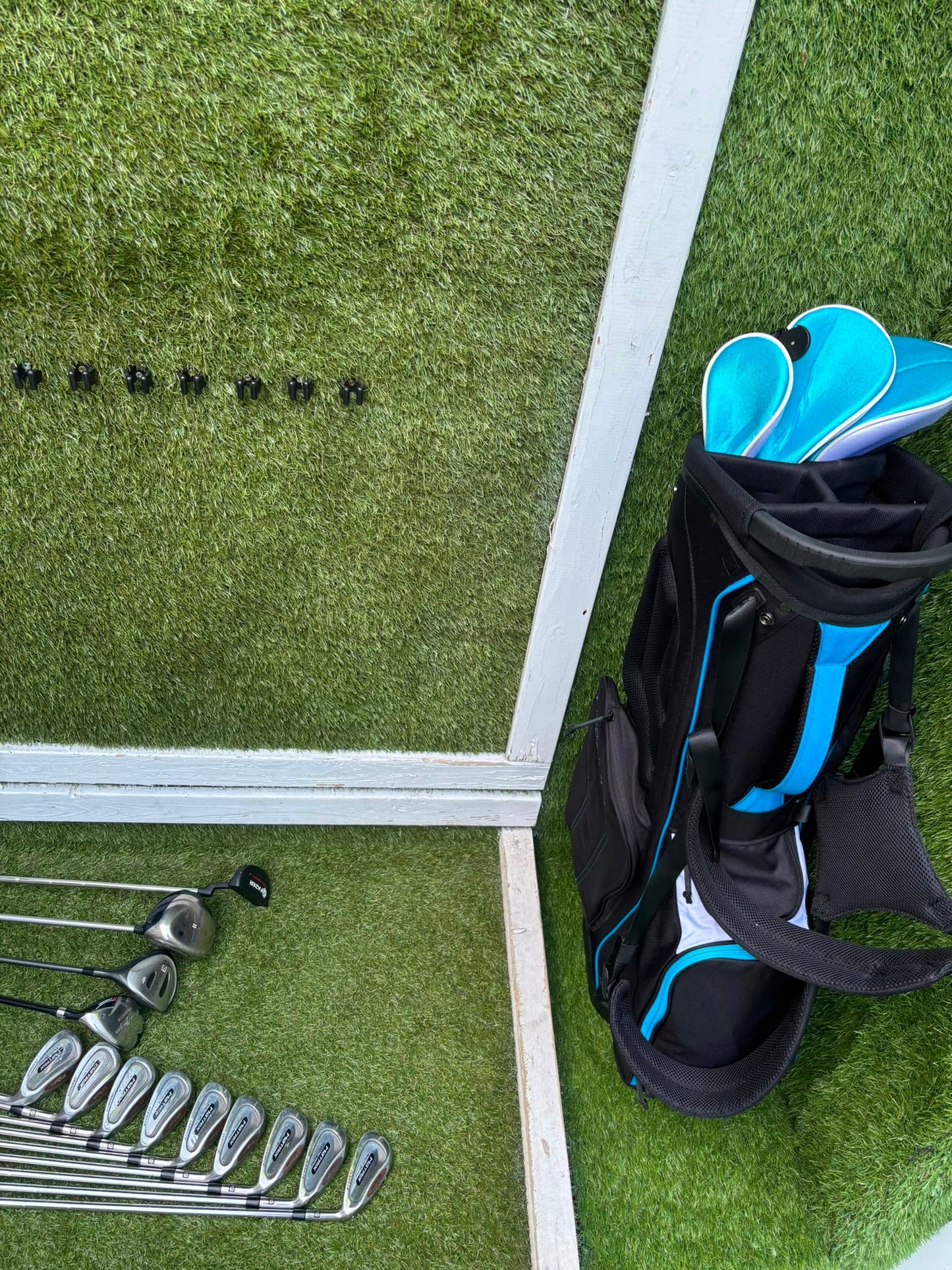Wilson Matrix Irons 3-SW, Callaway Great Big Bertha Driver, Hybrid & Brand New Stand Bag