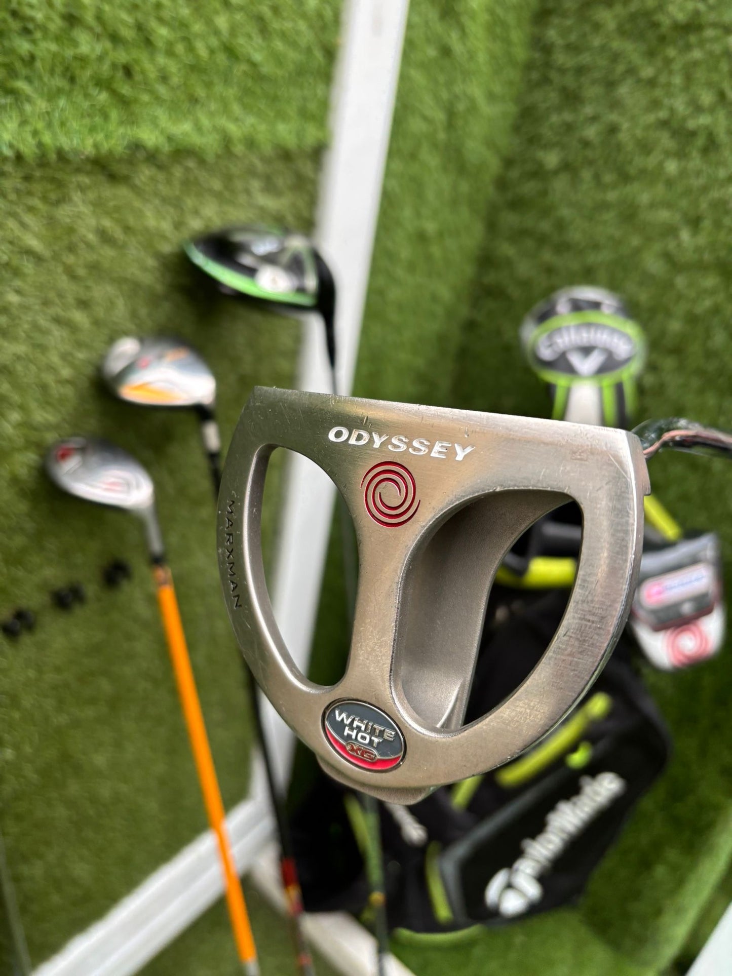 Callaway GBB Epic Adjustable Driver + TaylorMade Burner Irons (4–SW) + Ping i15 Hybrid + r7 Draw 5 Wood + Odyssey Marxman Putter
