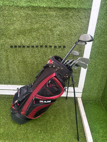 Mizuno Zephyr Irons + Callaway Big Bertha Woods + Hybrid + Wedge + Stand Bag (11 Clubs)