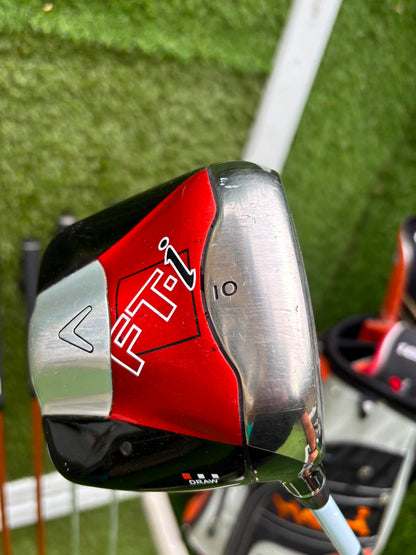 Hippo XXL Golf Set with Callaway FT-i Draw Driver, TaylorMade Rescue & Hex Stand Bag