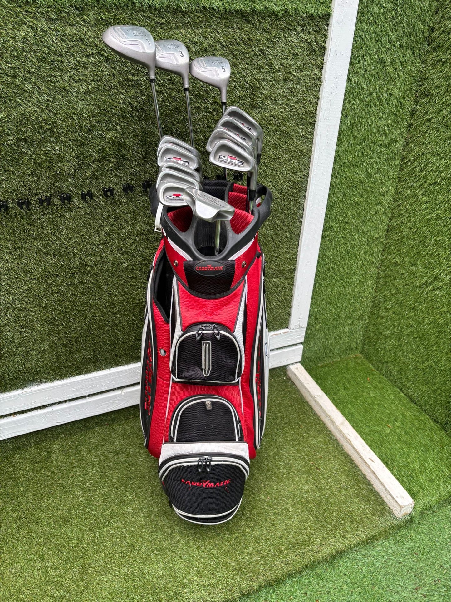 Maxfli VHL Irons 3-SW + Howson Woods + Cart Bag Golf Set