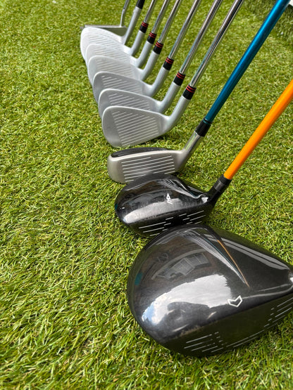 Benross Delta X Irons, Delta Driver, Adams Idea Pro Hybrid, Mizuno M-Craft IV, Vokey SM6 & Greg Norman Cart Bag